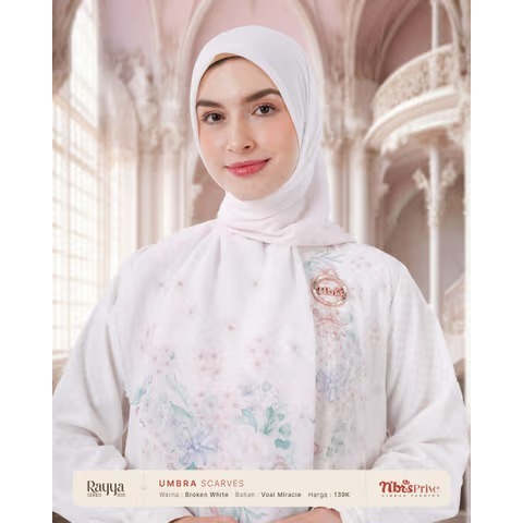 UMBRA HIJAB MOTIF PREMIUM NIBRAS HIJAB