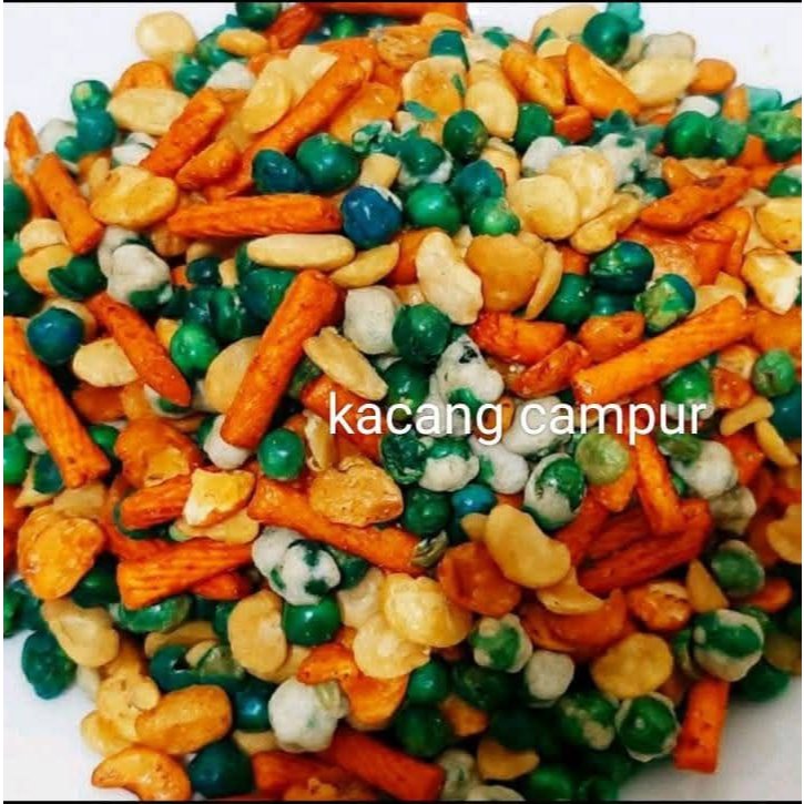 

KACANG CAMPUR GURIH ENAK/KACANG MIX/KACANG CAMPUR JAIPONG/SNACK LEBARAN
