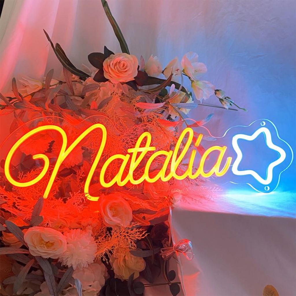 Custom Lampu Nama Neon Flex Lampu Custom Nama Neon Sign Custom Nama Lampu Neon Aesthetic Lampu akril