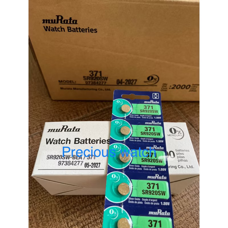 EXP 2028 Baterai MURATA 371 SR920SW SR920 920SW 920 Murata 371 920 371 SR 920  371 920 Original