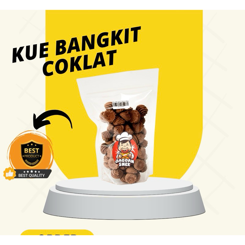 

kue bangkit coklat jagoan snek