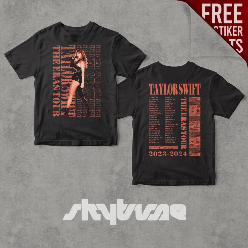 Skytune T-shirt Kaos TS Taylor Swift Reputation Life Music Merch Reguler Size