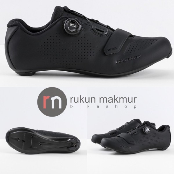 Bontrager VELOCIS Men Road Bike Cycling WIDE Shoes OCLV Carbon With BOA Dial Lock - Sepatu Sepeda Ba