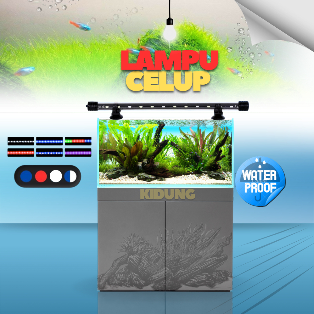 Lampu Celup Led Aquarium Aquascape Mini 40cm 60cm 100cm