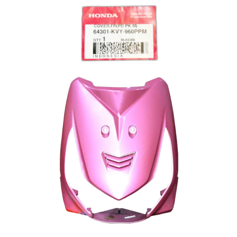 [64301-KVY-960PPM] COVER FRONT PANEL / TUTUP / TAMENG TEBENG TEDENG DASI DADA LAMPU DEPAN BEAT KARBU