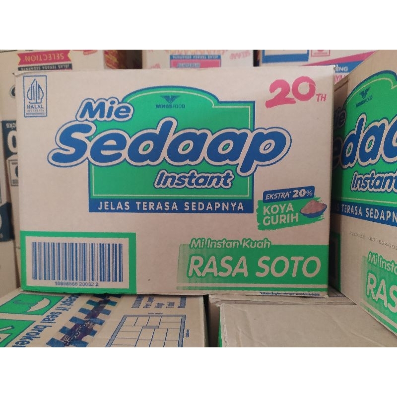 

Mie Sedaap Instan Soto Bag 75 gr x 40