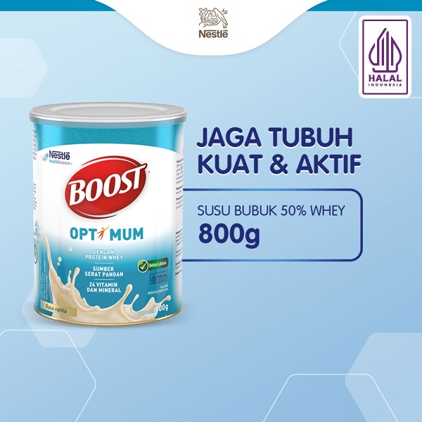 

Nestle Boost Optimum 800gr - Nutrisi Tambahan untuk Masa Pemulihan