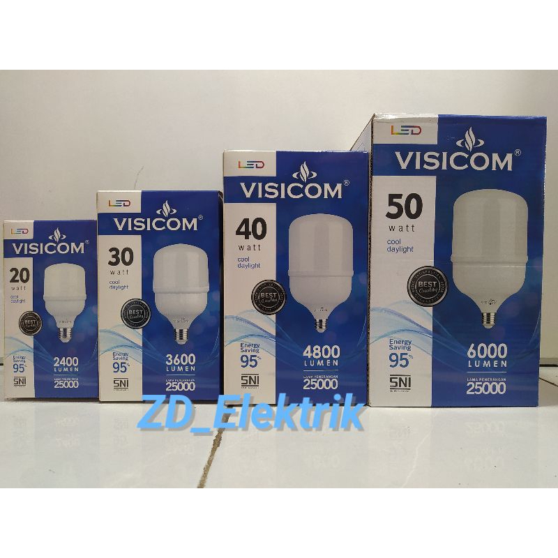 LAMPU LED VISICOM 20/30/40/50 WATT. lampu ledvisicom