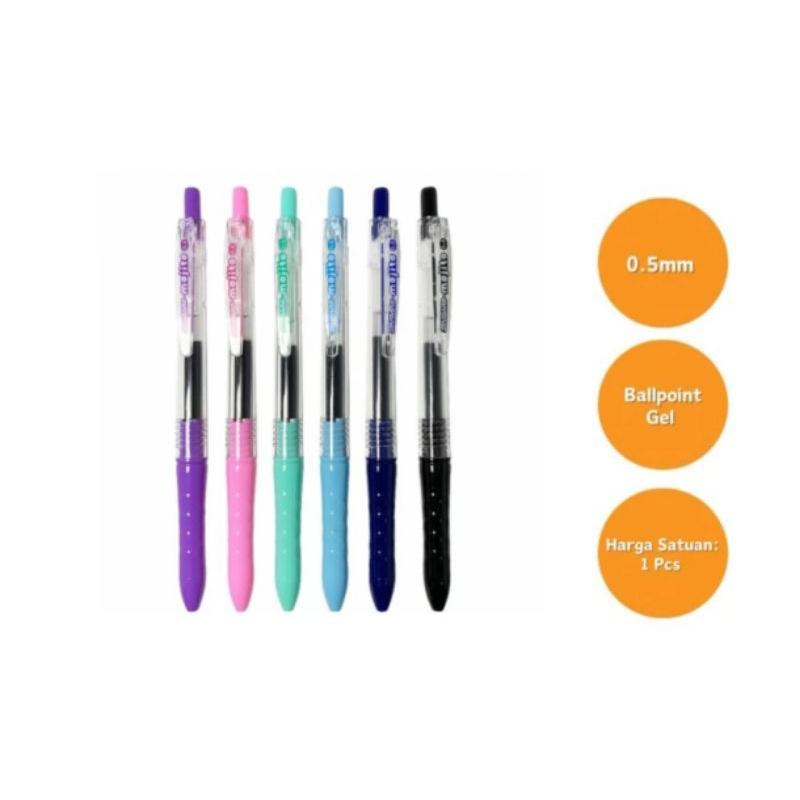 

Bolpen Standard Mojito 0.5mm Pulpen Gel Harga Satuan