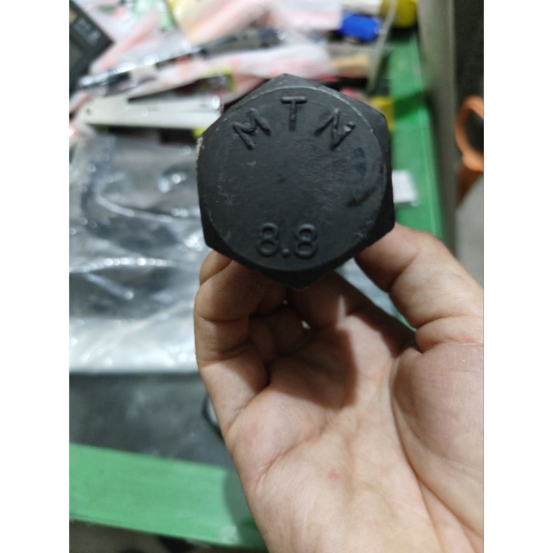 baut mur 8.8 baja m14x90/ baut baja 8.8 m14x90/baut baja m14x90 + mur / baut baja 14 x 90 mm baja 8.