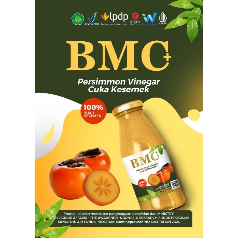 

BMC+ Cuka Kesemek - Cuka Kesemek Original - Kesemek - Diet Detoks - Kesehatan - Herbal - 250 ML