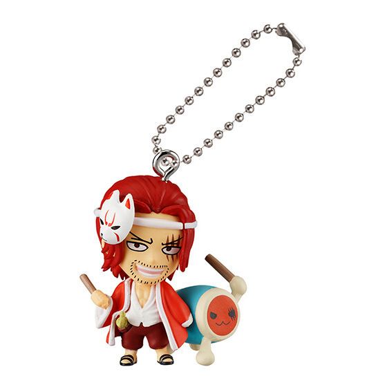 One Piece x Taiko no Tatsujin Swing Figure Keychain Gashapon Gacha thumbnail 3