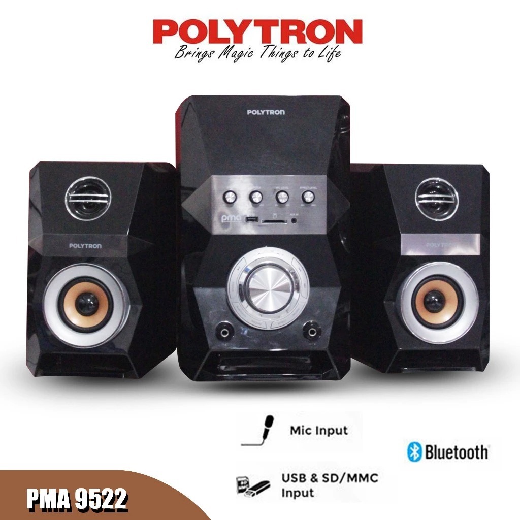 POLYTRON Multimedia Speaker PMA 9522 PMA-9522B