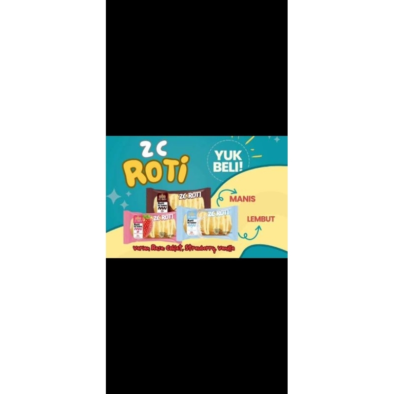 

ROTI ZC ISI CREAM 1 Dus isi 60 pcs