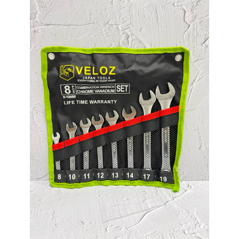 Veloz kunci ring pas set 8-19mm veloz