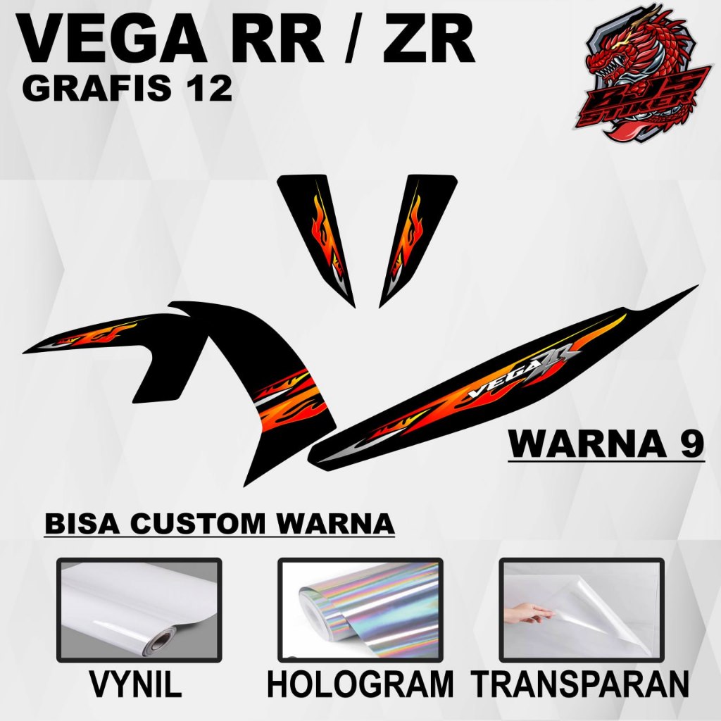 Stiker Vega ZR Stiker Vega RR New / Striping Vega ZR Striping Vega RR New / Striping Vega ZR Vega RR