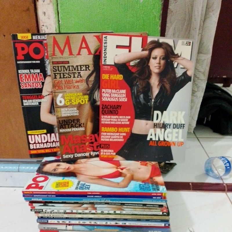 majalah populer Maxim fhmcabutan a Rp 18000