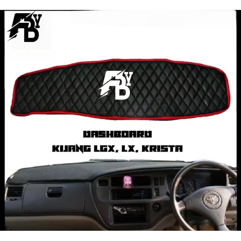 alas dashboard mobil kijang LGX,LX,KRISTA tahun (2000-2004) bahan kulit sintetis original