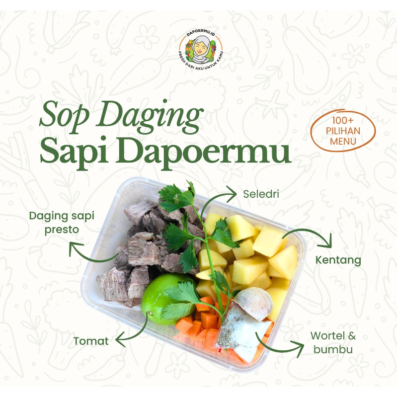 

DAPOERMU.ID Sop Daging Sapi Segar Bisa Untuk 3-4 Porsi