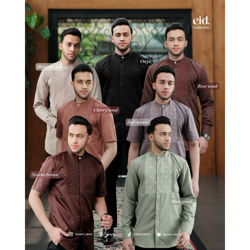 READY KEMEJA DEWASA SARIMBIT LUNA ABAYA 2025 by KAZAMI