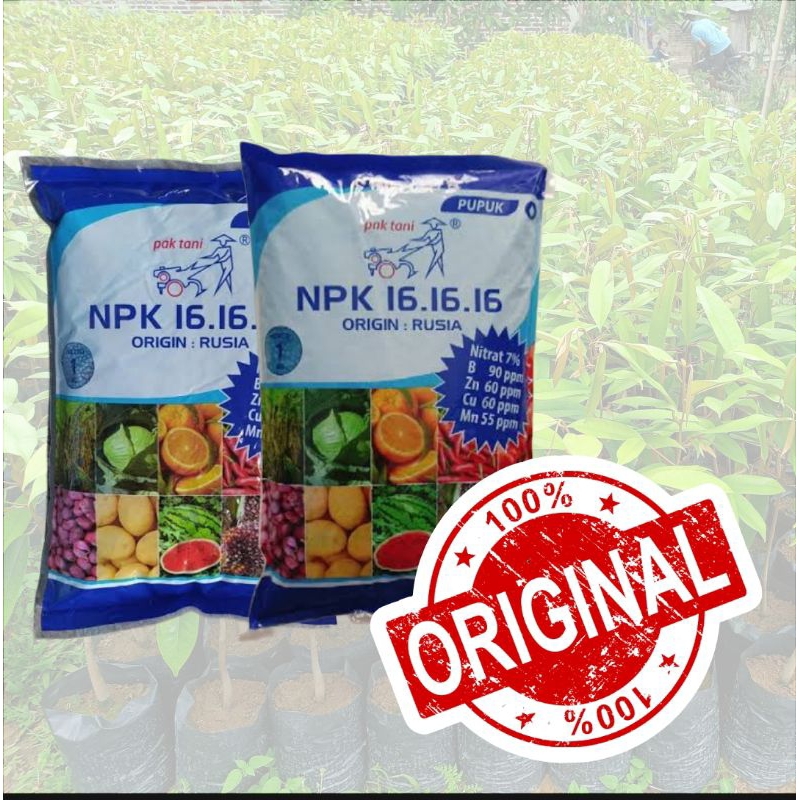 PUPUK NPK 1616 PAK TANI ORIGINAL