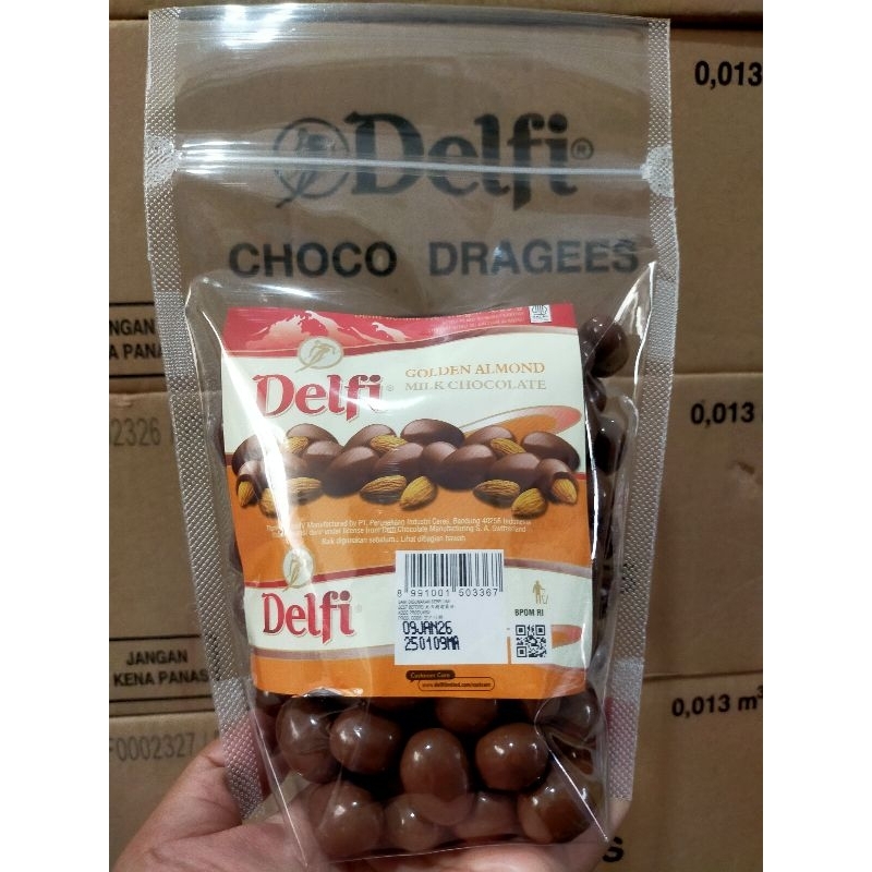 

RB COKELAT DELFI CHOCO DRAGEES ALMOND, MEDE/CASHEW