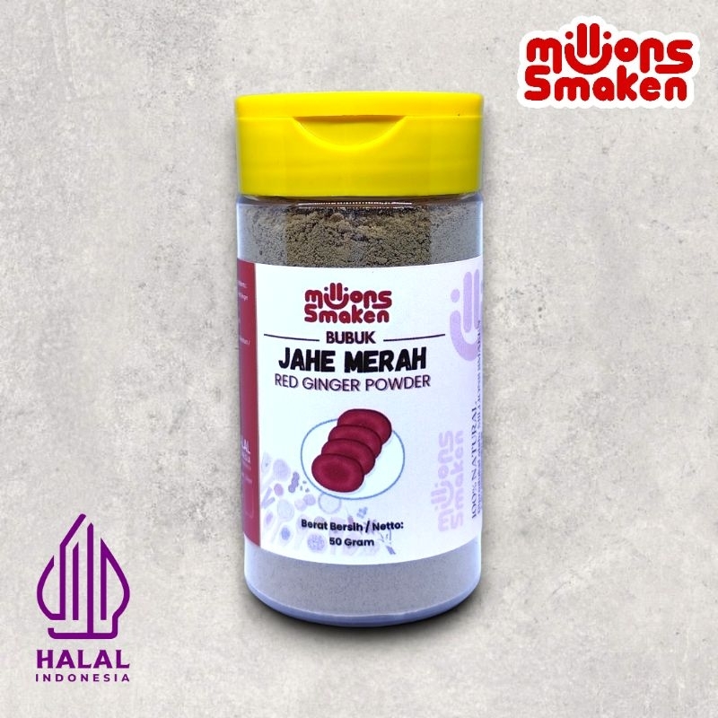 

Jahe Merah Bubuk / Red Ginger Powder Bumbu Rempah 100% Original 50 Gram - Millions Smaken