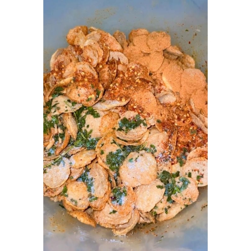 

Basreng pedas daun jeruk