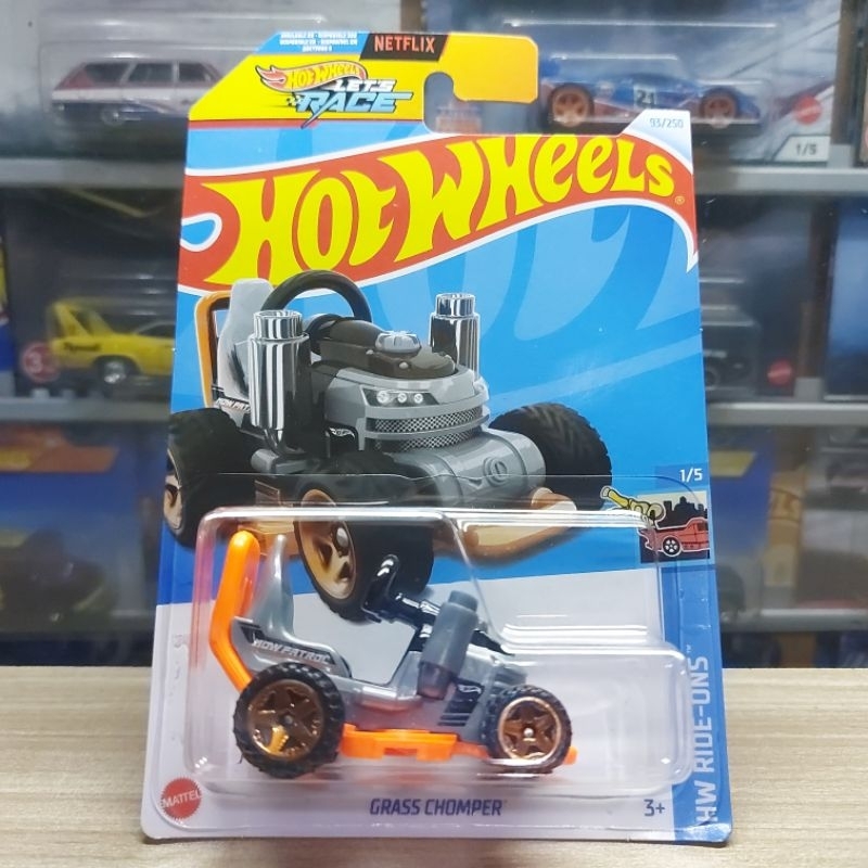 HOT WHEELS GRASS CHOMPER ORANGE 2024 - ORIGINAL HOTWHEELS