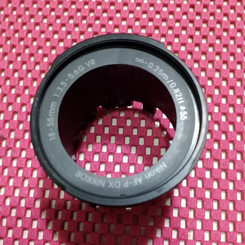 Barrel depan lensa Nikon 18-55 Afp
