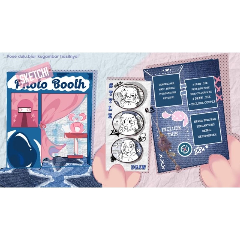 

photostrip dapat 3-4 foto bonus Charm | Jasa gambar