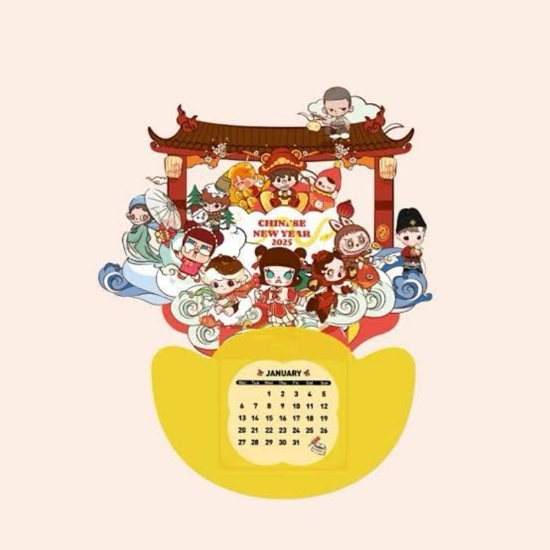 

POP MART CHINESE NEW YEAR CALENDAR 2025