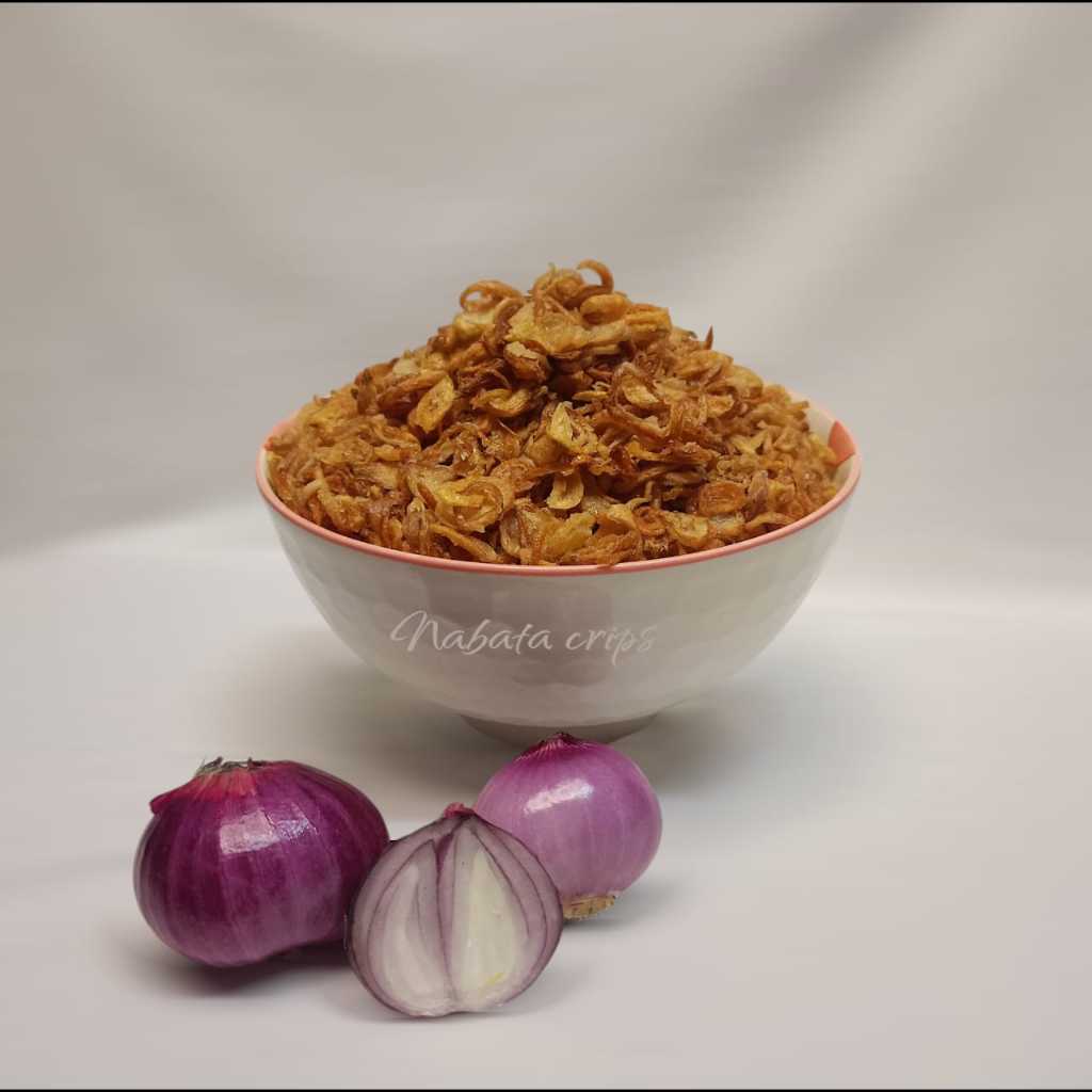

BAWANG GORENG ASLI PREMIUM tanpa tepung 500gr bumbu dapur untuk masakan sayur sayuran