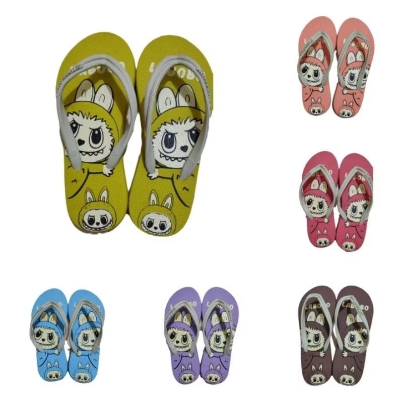 grosir sandal jepit swallow labobo/ sandal jepit wanita/ sandal swallow 6pcs