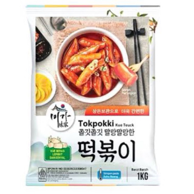 

Toppoki Dry / RICE CAKE tteobokki /Kue beras Korea 1 kg