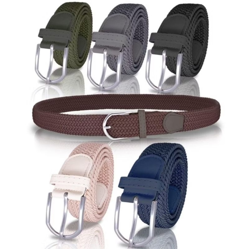 munte21 - Ikat Pinggang Pria Wanita Model Anyam Ikat Pinggang Karet Pria Wanita Termurah