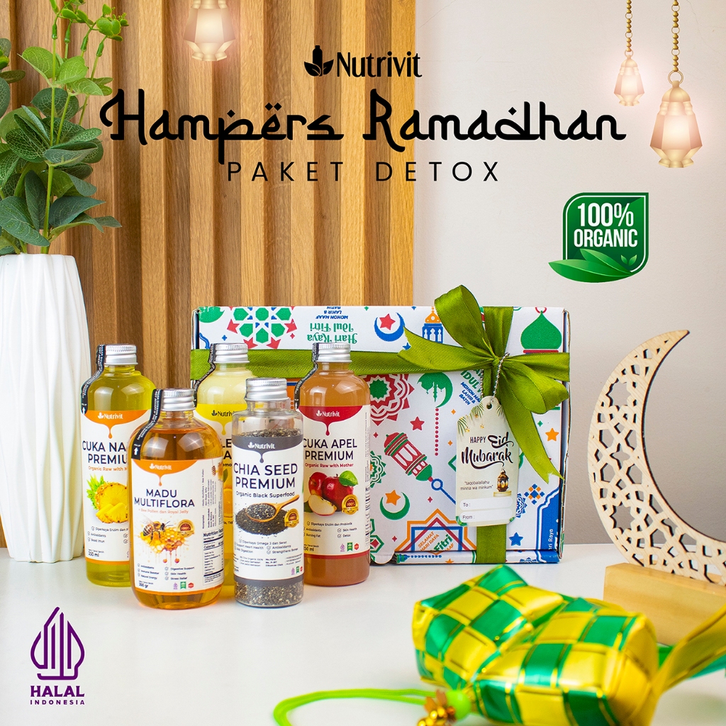 

Nutrivit - Hampers Lebaran Set Premium Resep Diet Sehat Parcel Healthy