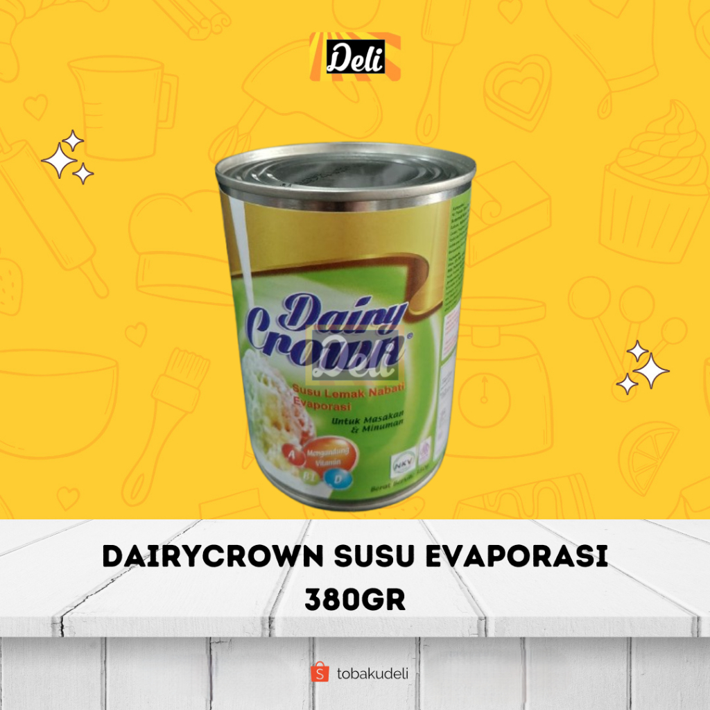 

Dairycrown Dairy Crown Susu Lemak Nabati Evaporasi Kaleng 380gr