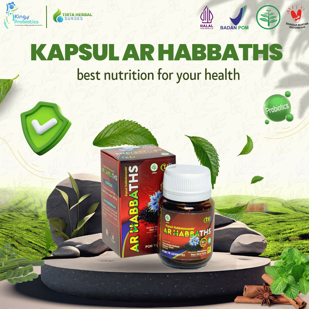 Bioth Ar Habbats Probiotik Herbal Alami Isi 40 Kapsul Menjaga Stamina Tubuh