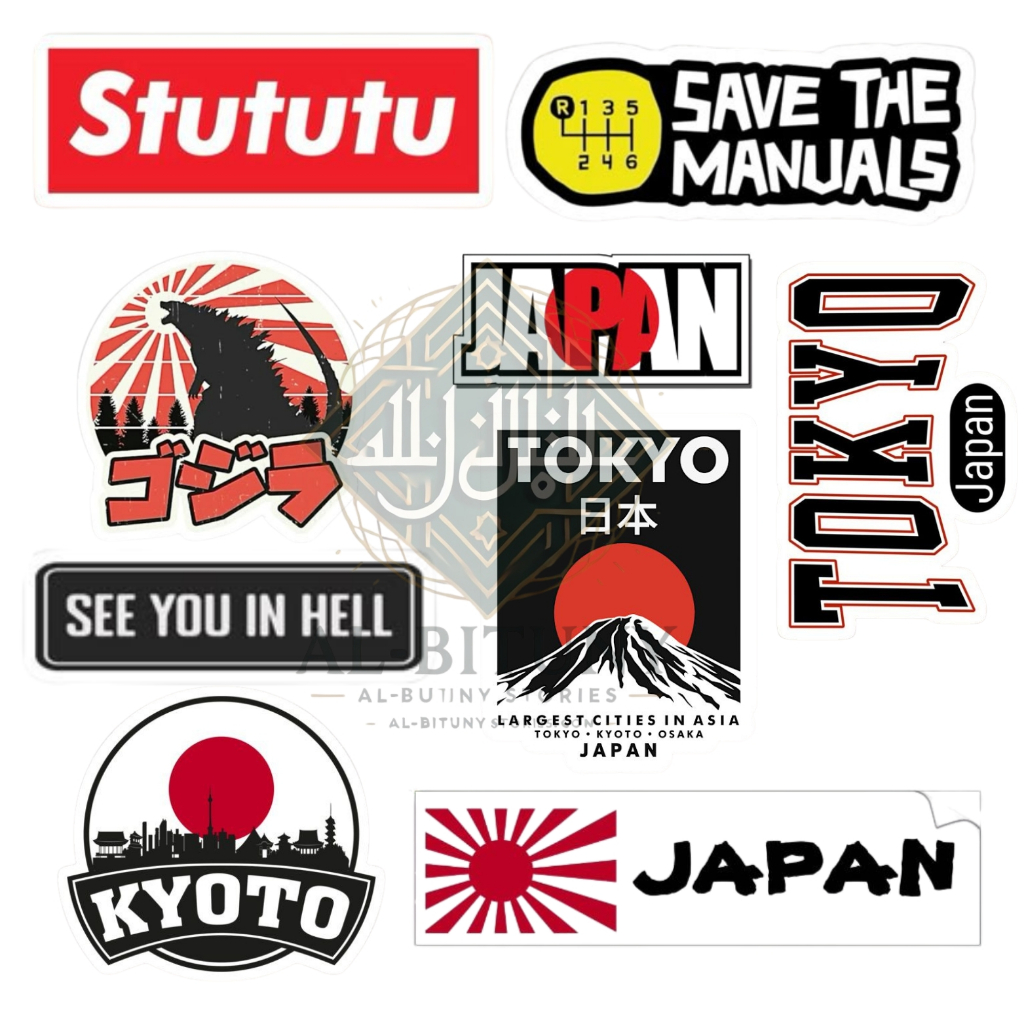 

Stututo Kantong Stiker Tokyo Japan - Stiker Pack Hight Quality