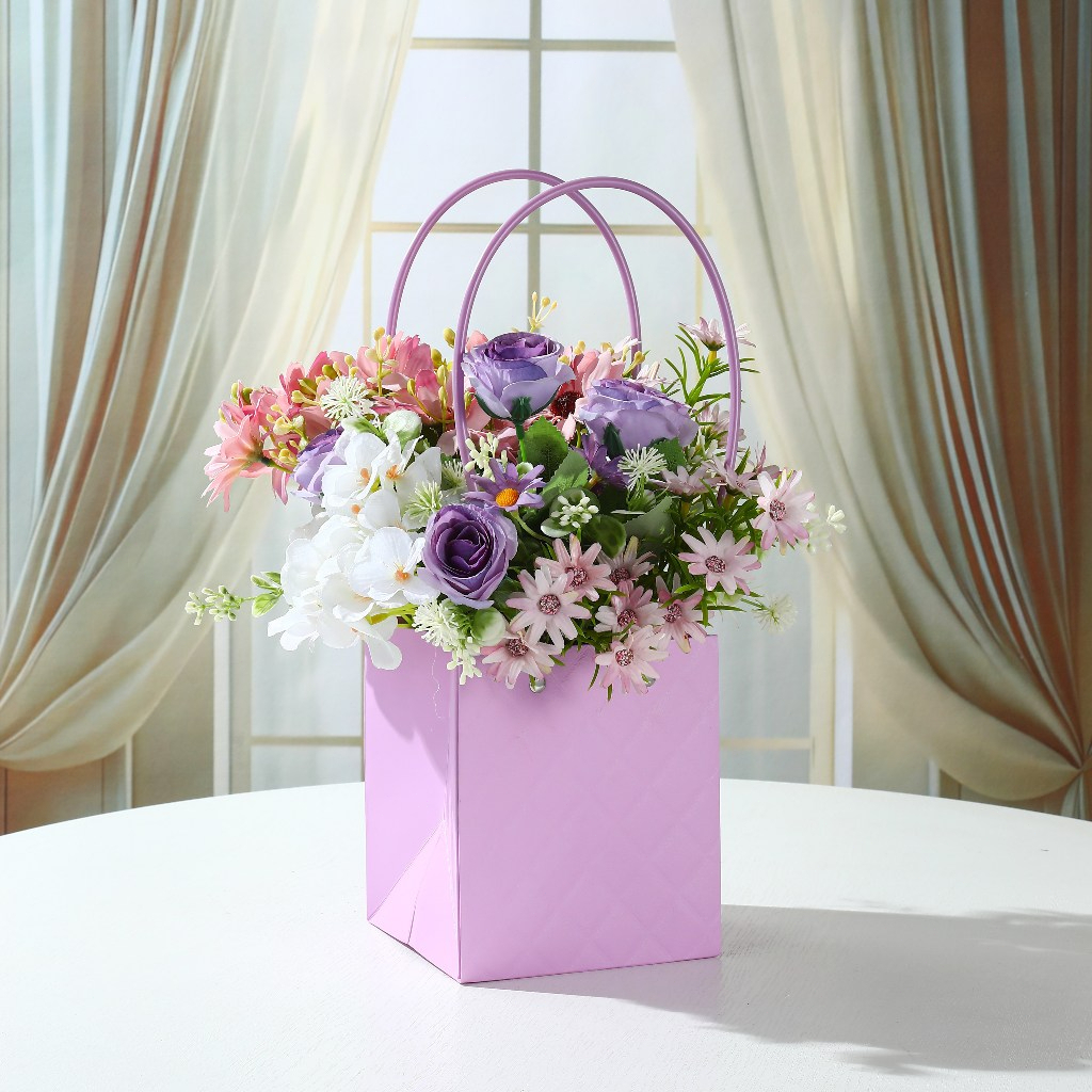 Set  Vas Bunga  Plastic Aesthetic  Bunga Hias Plastik Bunga Hias Plastik bunga hiasan ruang tamu