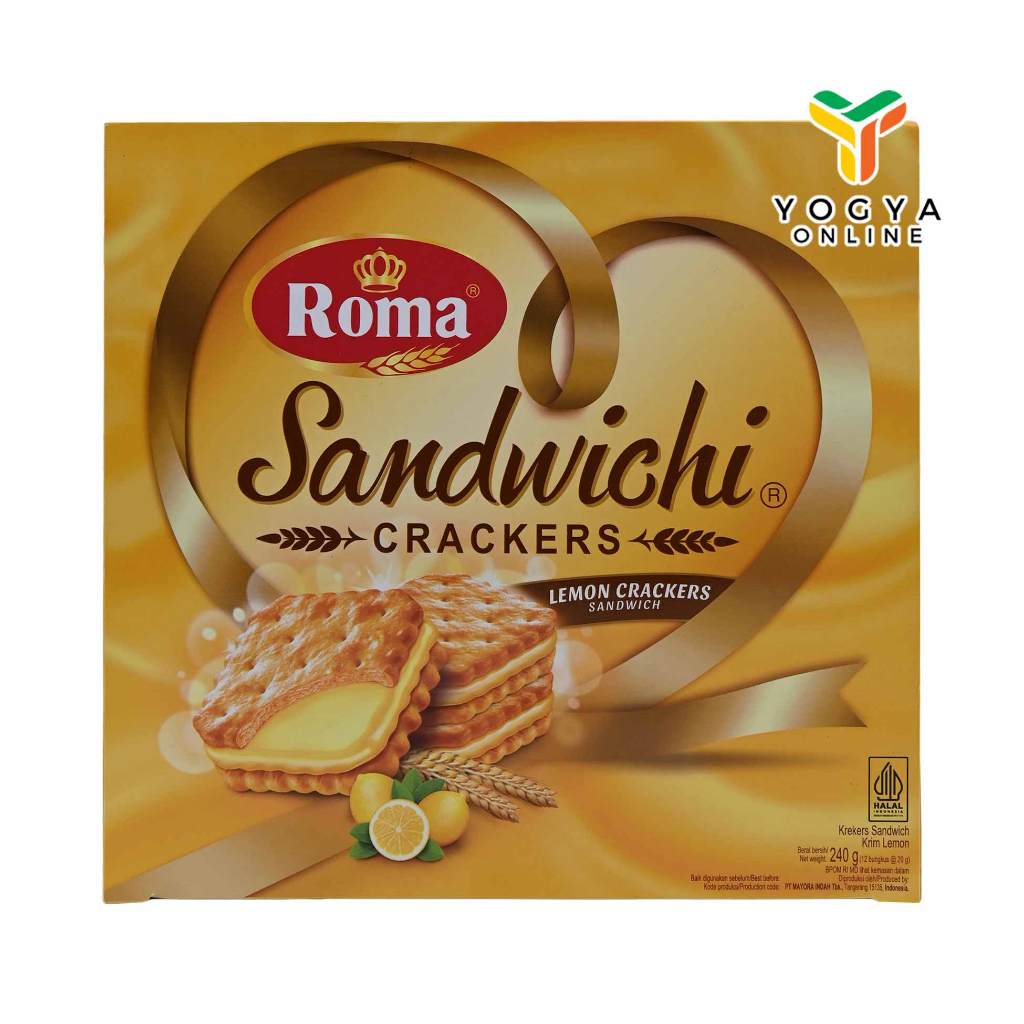 

Roma Sandwichi Lemon Box 240Gr