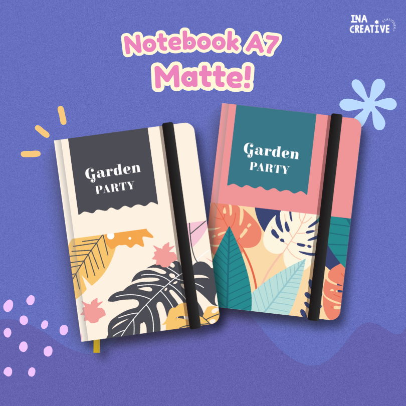 

Notebook Laminasi Matte A7 Hardcover Ina CreativeNotebook Buku Kecil Catatan| Mini Buku| Diary Book| Journal Book| Note|Buku Catatan Ring | Notebook Ring Motif| Buku Spiral| Spiral Notebook| Notebook Ring motif Aesthetic| Buku Sekolah/ Tulis| Souvenir