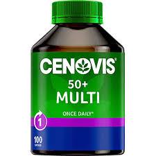 Cenovis 50+ Multi Vitamin 100 Kapsul Suplemen Lansia Antioksidan & Daya Tahan Tubuh