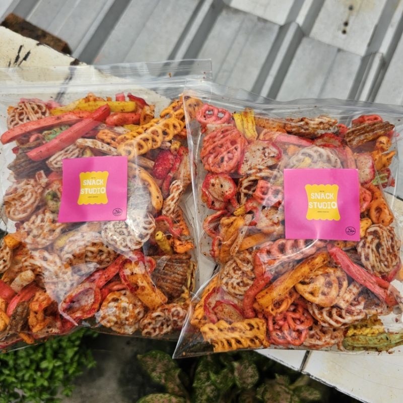 

KERUPUK SEBLAK CAMPUR 250GR PEDES DAUN JERUK
