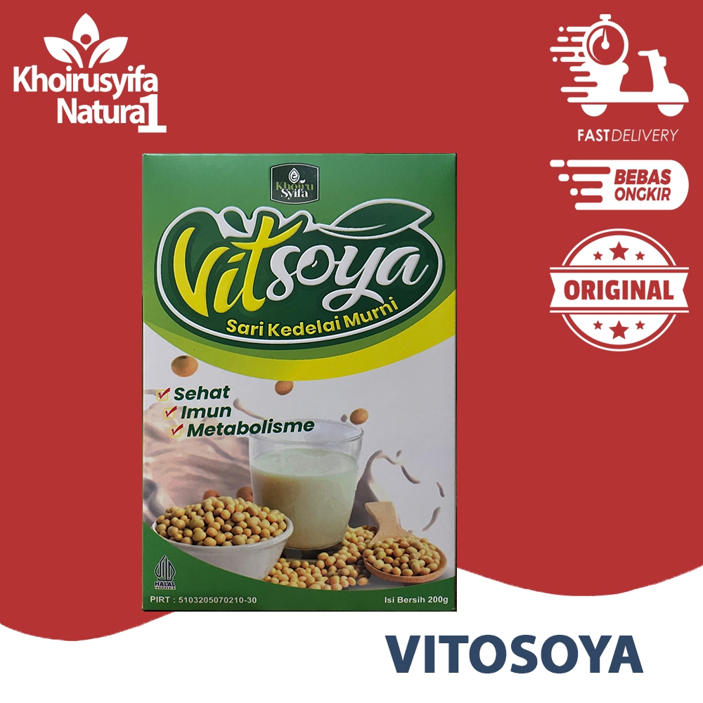 

VITSOYA SUSU KEDELAI SOY MILK 200 GRAM MINUMAN SARI KEDELAI MURNI