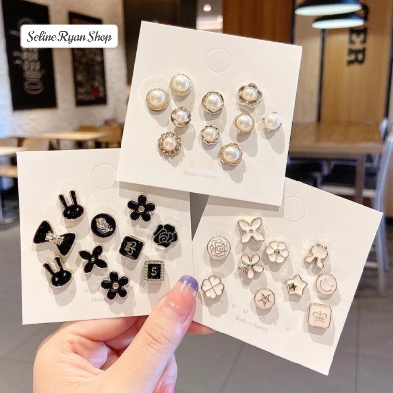 Bros Pin Baju Model Kancing Tusuk / Aksesoris Baju / Kancing Tambahan Fashion Korea