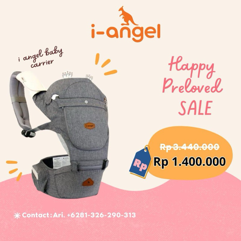 i-angel baby carrier second