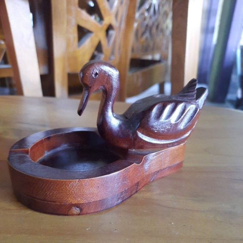 asbak kayu jati - asbak unik - tempat abu rokok - asbak kayu - toko kayu jati