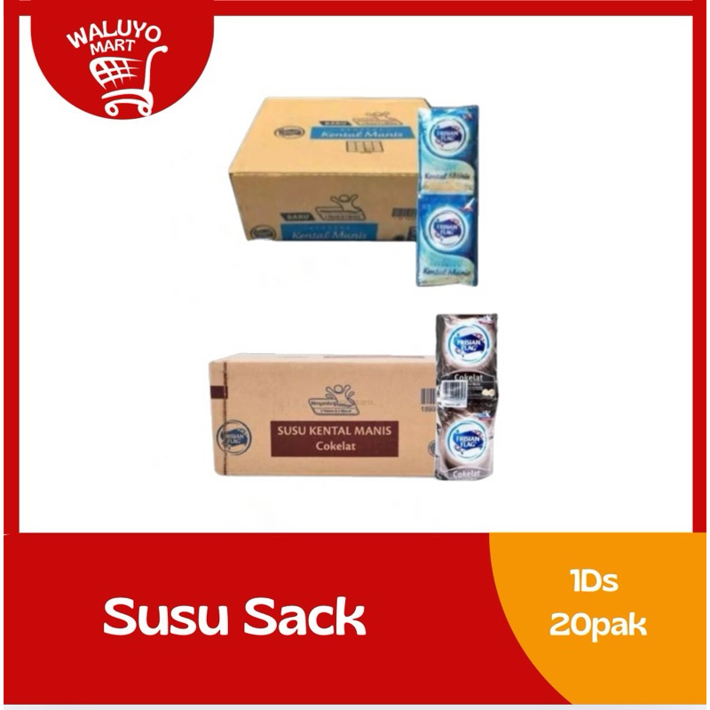 

SUSU PUTIH / COKLAT SACK - 1 DUS